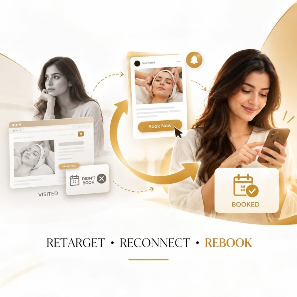 Retargeting ads for beauty and skincare bookings