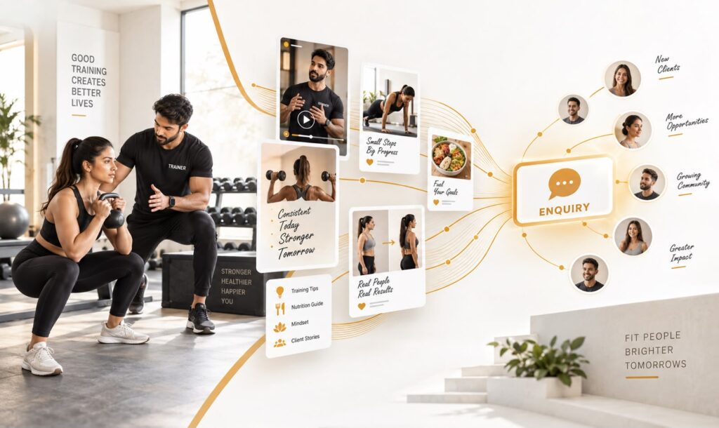 Social media lead generation for personal trainers