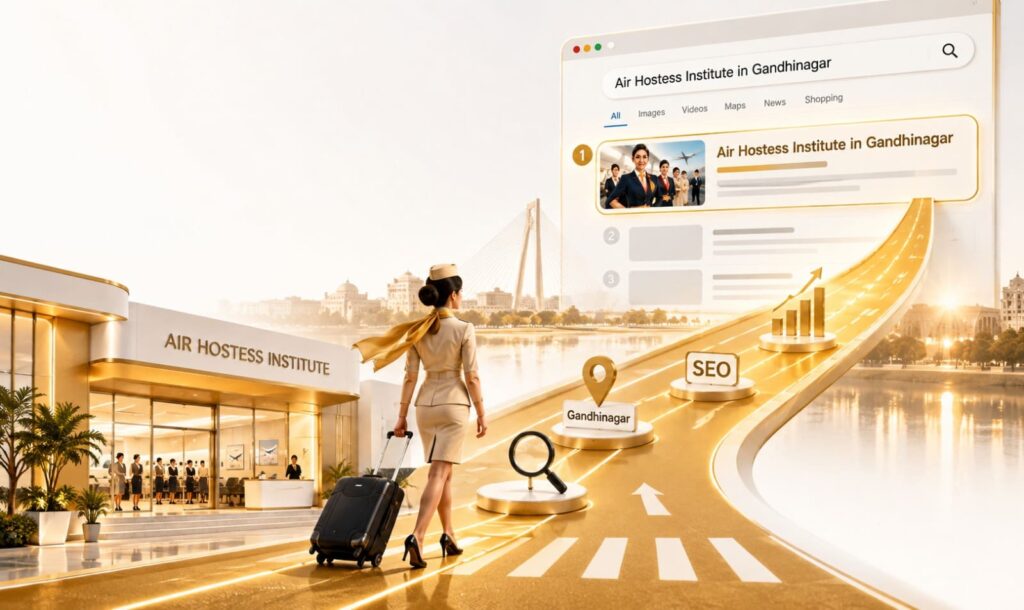 Digital marketing for air hostess course admissions
