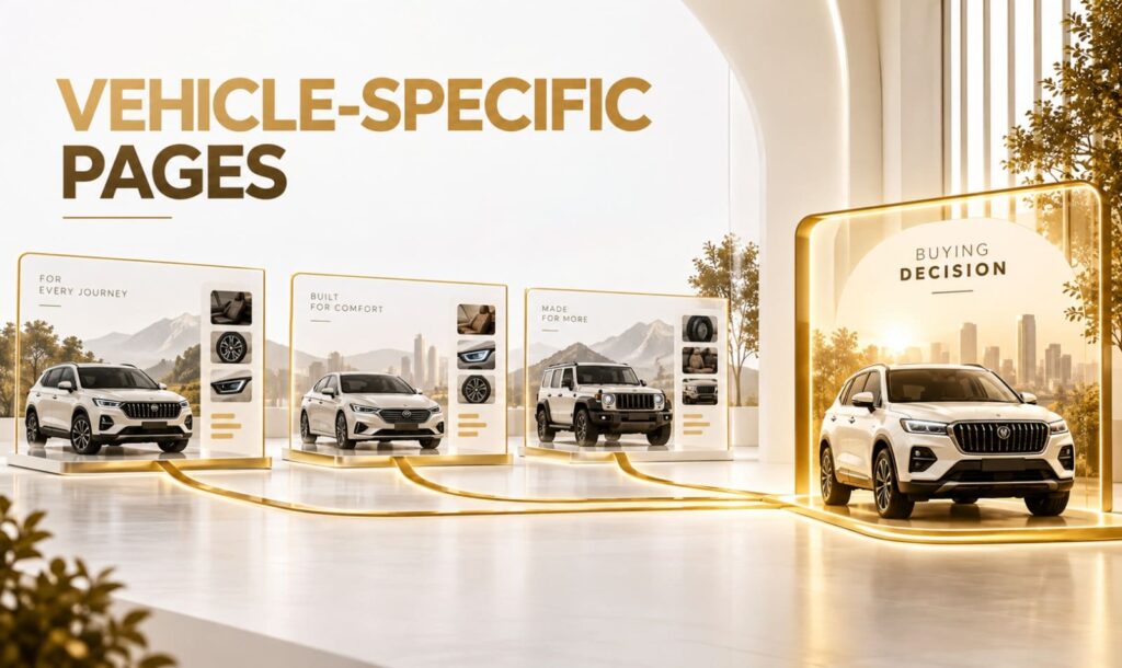 How Can Automobile Businesses Use Vehicle-Specific Pages for Buyers?